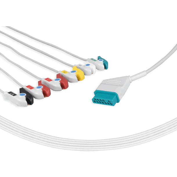 Cabo ECG 6 vias