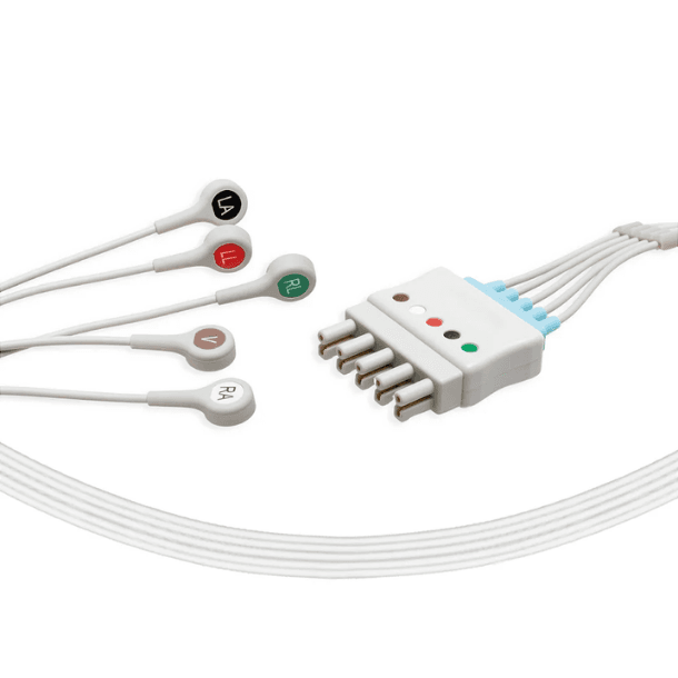 rabicho de ecg 5 vias