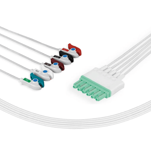 rabicho de ecg universal 5 vias