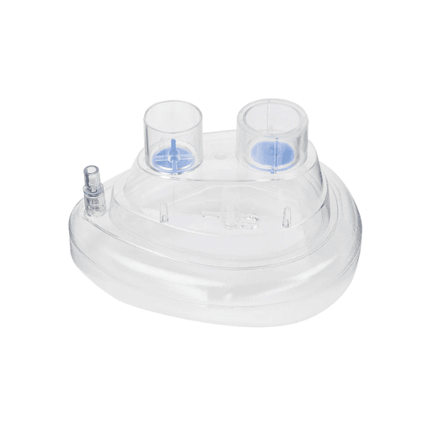 máscara CPAP portas gêmeas