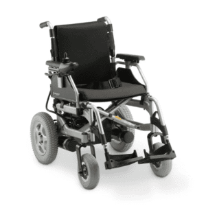 Cadeira de Rodas Motorizada em Alumínio Dobrável até 120 Kg Assento de 45 cm D1000 Dellamed
