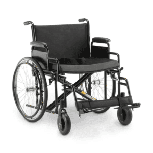 Cadeira de Rodas Dobrável Para Obeso 180 Kg assento 62 cm D500 Dellamed