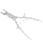 Cizalha Stille Luer curva com dupla articulação para uso cirúrgico