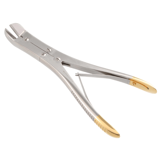 Cizalha Ruskin Liston 24 cm com lâmina Widea curva para uso ortopédico
