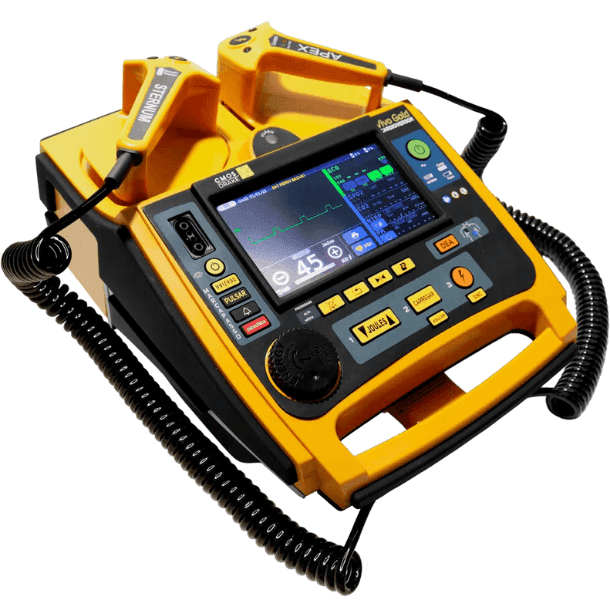 Cardioversor Bifásico Vivo Gold em uso