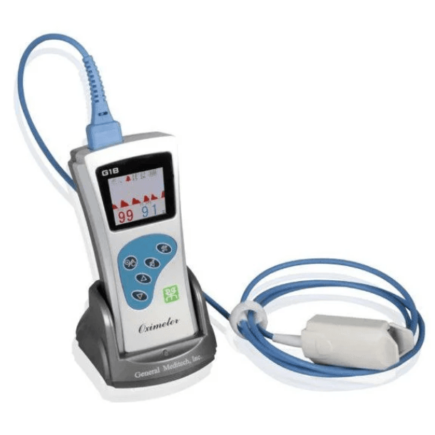 Oxímetro de Pulso G1B em uso hospitalar