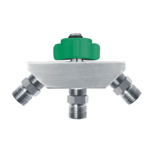 Tomada Tripla de Alumínio - Oxigênio