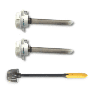 Conjunto de cânulas com trocarte descartável para procedimentos endoscópicos geyi medical modelo sem lâmina