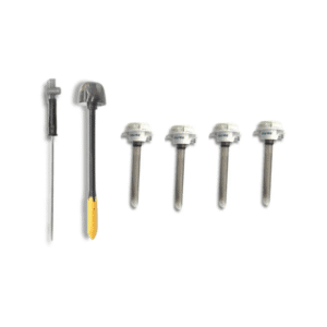 Conjunto de cânulas com trocarte descartável com lâmina e acessórios para procedimentos endoscópicos geyi medical