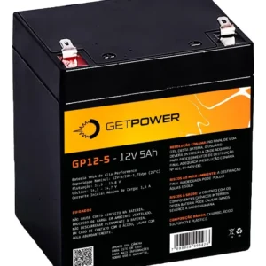 Bateria de Chumbo GetPower 12V 5Ah