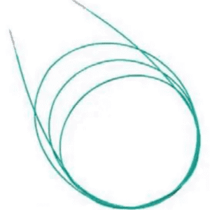 Escova de limpeza de canal de trabalho de endoscópio tripla