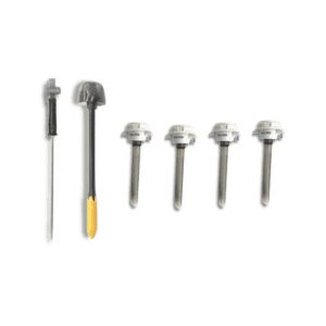 Conjunto de cânulas com trocarte descartável com lâmina e acessórios para procedimentos endoscópicos geyi medical